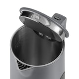thumbnail of KLAMER Wasserkocher Edelstahl 1,5L 1800W elektrischer Wasserkocher grau mit Temperatureinstellung zwischen 40-100°C, Teekocher BPA-frei