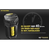 thumbnail of Nitecore V2 2-Schacht Kfz-Schnellladegerät