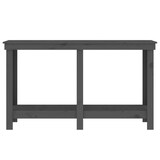 thumbnail of vidaXL Werkbank Grau 140x50x80 cm Massivholz Kiefer