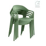 thumbnail of METRO PROFESSIONAL Silla apilable Gastro Laveria, plástico, verde oliva