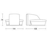 thumbnail of Steinel Bewegungsmelder sensIQ S AP ANT KNX 059583