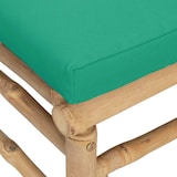thumbnail of vidaXL 3-tlg. Garten-Lounge-Set mit Grünen Kissen Bambus