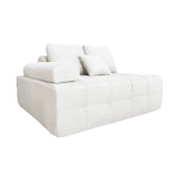 thumbnail of Oviala 4-Sitzer-Sofa aus Stoff mit ecrufarbenen Kissen