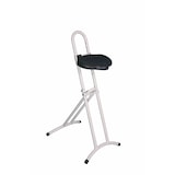 thumbnail of PROREGAL Klappbare Stehhilfe | Sitzhöhe 61-86cm | Tragfähigkeit 80kg | Polyurethane-Sitz | Schwarz/Schwarz
