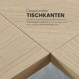thumbnail of bümö Tischplatte 200x100 cm in graphit, Schreibtischplatte aus Holz, Holzplatte, Spanplatte kratzfest beschichtet, ABS-Kante, 120 kg Tragkraft für
