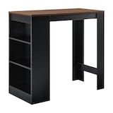 thumbnail of Helloshop26 - Table de bar avec rangement bistro haut 110 cm noir et effet noyer 03_0006192
