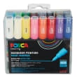 POSCA Pochette de 16 marqueurs POSCA. Pointe conique extra fine 0,7-1mm. Coloris assortis