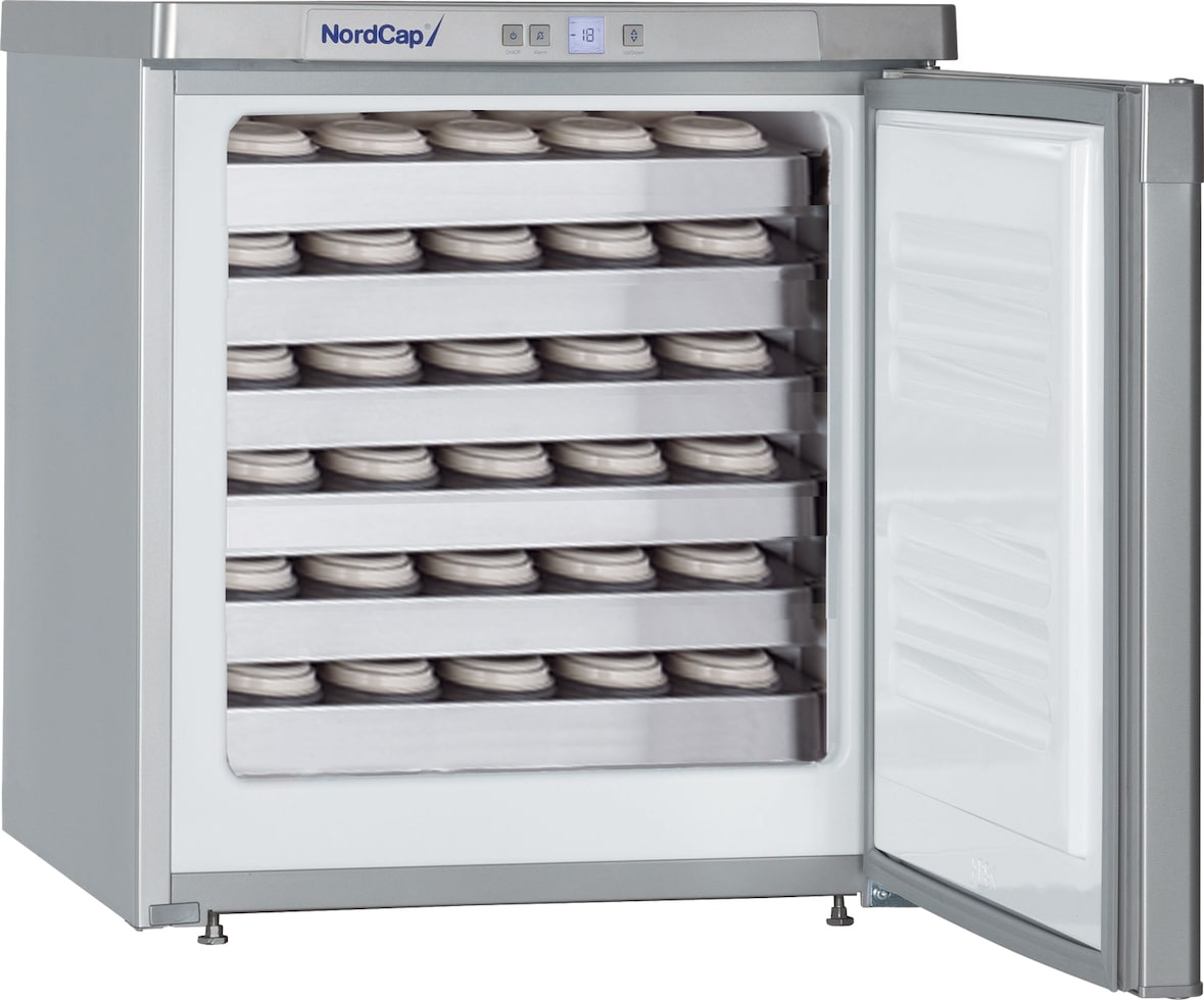 NORDCAP Rückstellprobenschrank RGS 120, 70 Liter, silber