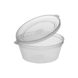 thumbnail of Pot à sauce de 60 ml en plastique PP avec couvercle à charnière par 1000