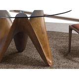 thumbnail of Angel Cerdá  Eettafel rond gehard glas 1126C Ø140 x 75