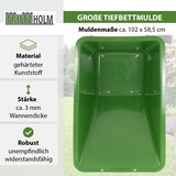 thumbnail of 2-Rad Schubkarre XL 200 L 300 kg Gartenschubkarre Schiebkarre Hofkarre Luftrad Metallfelge grün