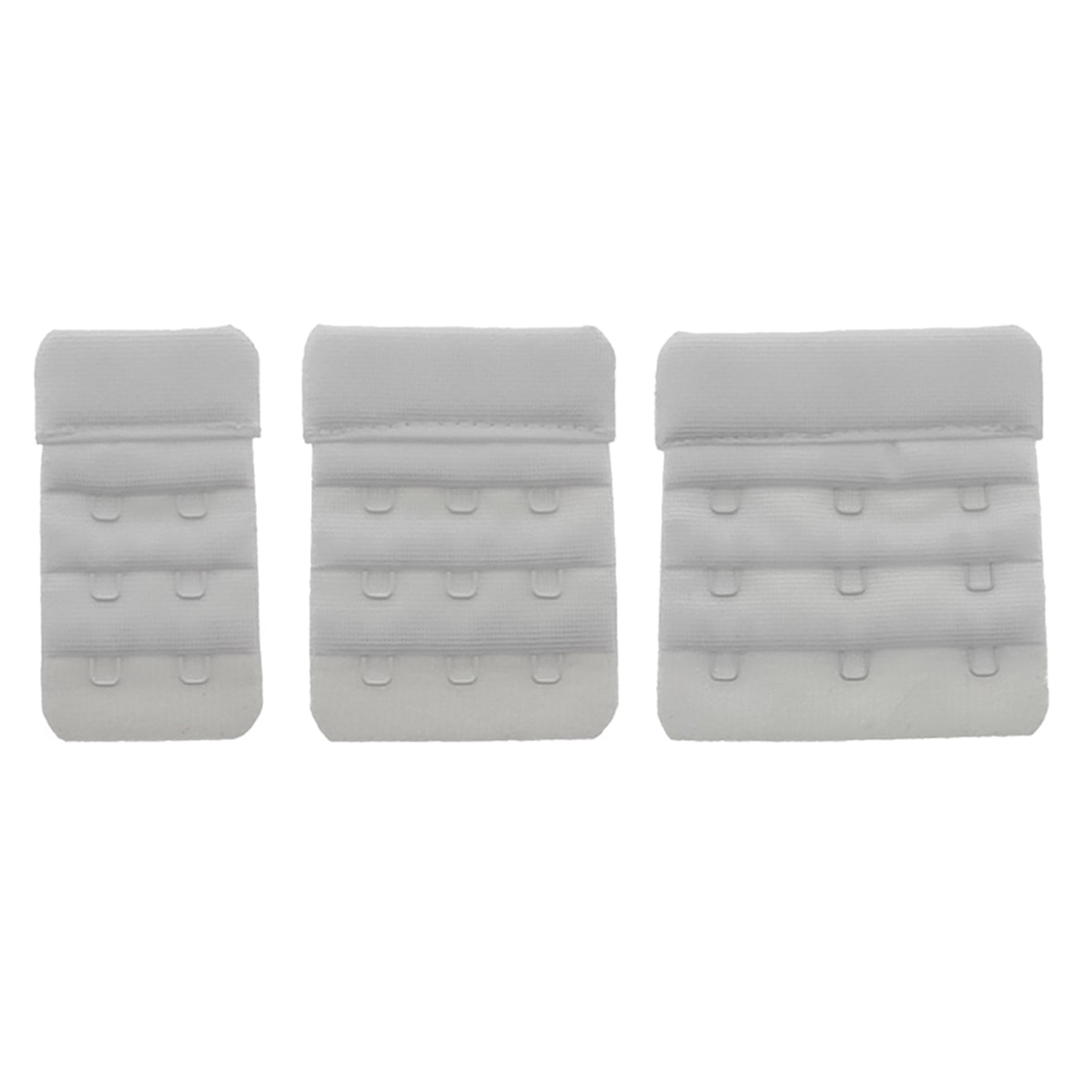 BH-Verlängerungen 3er Set weiß – Optimaler Tragekomfort, flexible Größen 32mm, 45mm, 57mm