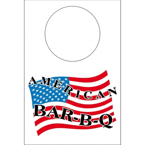 Mank Lätzchen aus Vliesstoff USA American BAR-B-Q, 42 x 60 cm, 100 Stück