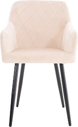 thumbnail of 4er Set Esszimmerstuhl Shila beige/Samt