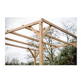 thumbnail of HABRITA pergola en bois thermo chauffé 8.88 m² sans couverture th3030
