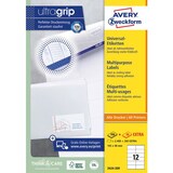 thumbnail of AVERY Zweckform ultragrip Laser Universaletiketten 3424-200 Selbsthaftend DIN A4 Weiß 105 x 48 mm 220 Blatt à 12 Etiketten