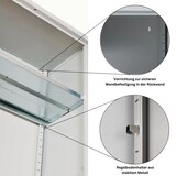thumbnail of PROREGAL Stahlschrank BEE mit 5 verzinkten Fachböden | HxBxT 195x92x60cm | Grau-Anthrazit | Werkstattschrank Werkzeugschrank Aktenschrank