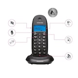 thumbnail of Motorola C1001CB+ DECT-Telefon, Anrufsperre, Anrufer-ID, Freisprechen, 50 Kontakte, beleuchtetes Display – Schwarz
