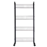 thumbnail of San Ignacio  KINVARA- Carro Verdulero con Ruedas 4 pisos de Metal 82,5x37x27 cm Negro