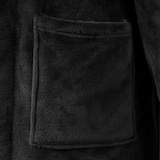 thumbnail of vidaXL Bademantel ohne Kapuze Schwarz XXXL Flanell