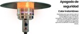 thumbnail of INFINITON Estufa de Gás Exterior PG-R02, Tipo Cogumelo, Butano/Propano, Sistema Anti-queda, Superfície de Aquecimento 16m²
