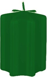 thumbnail of Kerzen Sternkerzen Fairway Grün, 100 x 60 mm, 8 Stück