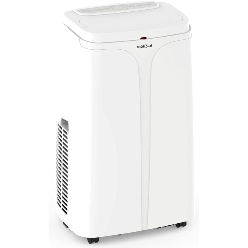 DIGIQUEST Climatizzatore portatile COMODO 12000BTU: freddo,caldo,umidificatore e ventilatore (3.5kW e 2.5 kW),24h Timer, Modalità Notte,Salvaspazio