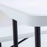 thumbnail of Table de réception pliante 180 cm blanche en PEHD  8 places - Oviala