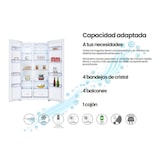 thumbnail of Frigorifico Americano INFINITON SBS-506A77BEH, 505 l, 177 cm, Total No Frost, E, Blanco