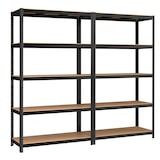 thumbnail of Helloshop26 - Robuust 5-laags stellingsysteem 60 x 120 x 200 cm stalen opbergkast montage zonder gereedschap garageplank voor 12_0005570