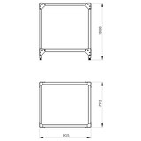thumbnail of Stalgast Edelstahl Untergestell für Pizzaöfen PP0001432, PP0002432