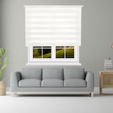 thumbnail of WellHome - Polyester Dag/Nacht Rolgordijn 90 x 175 cm (Breedte x Hoogte) Gebroken Wit