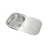 thumbnail of Teka Stylo 1C 1E Lavabo sobre-encimera Rectangular Acero inoxidable