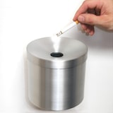 thumbnail of Wand Aschenbecher Aluminium SZAGATO Ø15x15cm 1 ltr. SZAGATO Wand Aschenbecher outdoor Aschenbecher Wandmontage Aschenbecher draussen outdoor