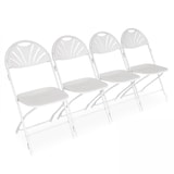 thumbnail of Sillas plegables Rekkem con ganchos de unión 45 x 45 x 89cm x10 Blanco