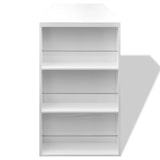 thumbnail of vidaXL Bartisch mit Ablage MDF Hochglanz Weiß