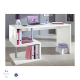 thumbnail of Web Furniture ESSE Scrivania Melaminico 140cm   Bianco Lucido