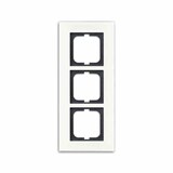 thumbnail of CARAT Rahmen, 3f, weiß, glänzend, Glas, geeignet für Geräteeinbaukanal, geeignet für Unterputz-Installation