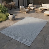 thumbnail of Teppich Balkon Vintage Pflegeleicht Waschbar Strapazierfähig Terrasse Küche Grau 120x170 cm OEKO-TEX Gekettelt – COMO von Kadima Design