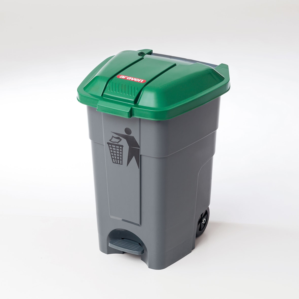 Araven Cubo Basura   50 L Verde