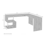 thumbnail of Web Furniture ESSE Scrivania Angolare Melaminico 180/160cm   Rovere