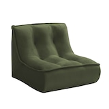 thumbnail of Fauteuil pour canapé modulable en velours 90 x 80 x 70 cm vert