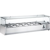 thumbnail of STARLINE Kühlaufsatzvitrine, 8x GN1/4, 1800x395x427 mm (BxTxH)
