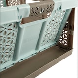 thumbnail of Keeeper - Robuuste Opvouwbare Polypropyleen Krat 32L in Blauw en Bruin 48x34,5x23,5 cm - Collectie Lea