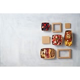 thumbnail of 300x DUNI Viking Brick Box 1100 ml Braun ungeteilt
