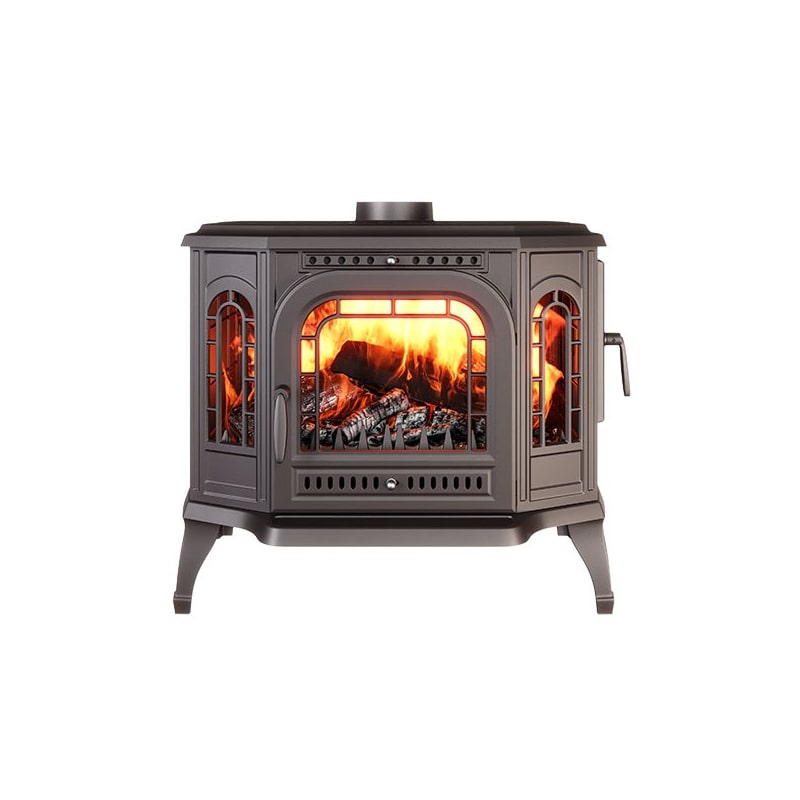 Stufa a legna a libera installazione Apertura destra - P7 (10,5 KW) ECO