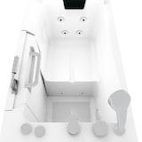 thumbnail of Sitzwanne Whirlpool Badewanne mit Tür S08WP-A-L 68x110cm