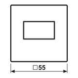 thumbnail of Jung Abdeckung A 1569 USB AL A1569USBAL