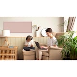 thumbnail of Pinnwand, Korktafel in Pink, 100×40 cm, Holzrahmen – Pink lackiert