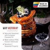 thumbnail of Victoria Piastra per Grigliare Ghisa Induzione Comal per Pizza 30cm, Fuoco Barbecue Forno, VIC-35891, Nero